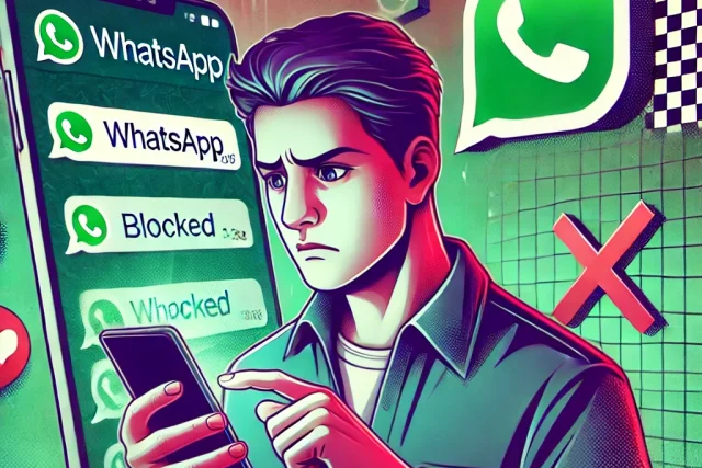 Повідомлення у WhatsApp зависло на одному позначці, що свідчить про можливе блокування.