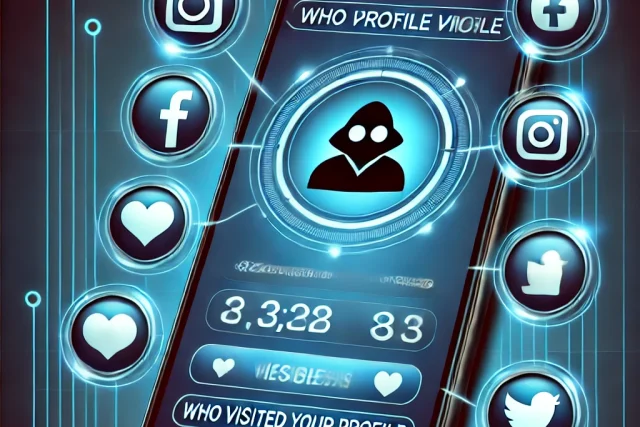 Ilustração sobre aplicativos que prometem mostrar quem visitou o perfil nas redes sociais
