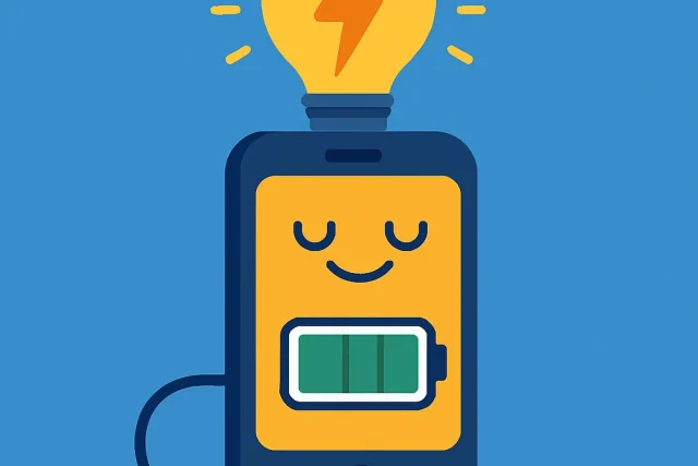 Aplicativo de meditação guiada aberto no celular durante uma pausa